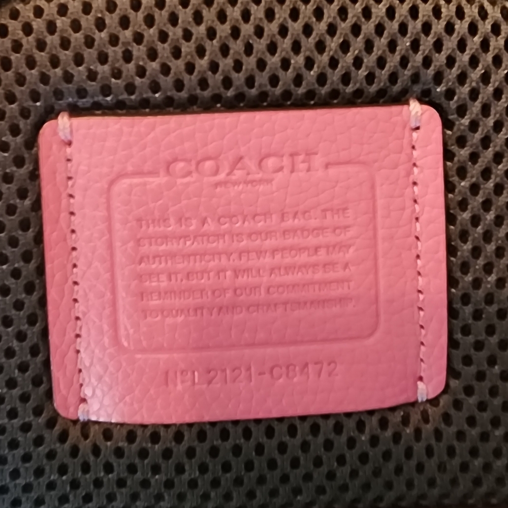 Coach Pink Mini Backpack - Picture 4 of 7